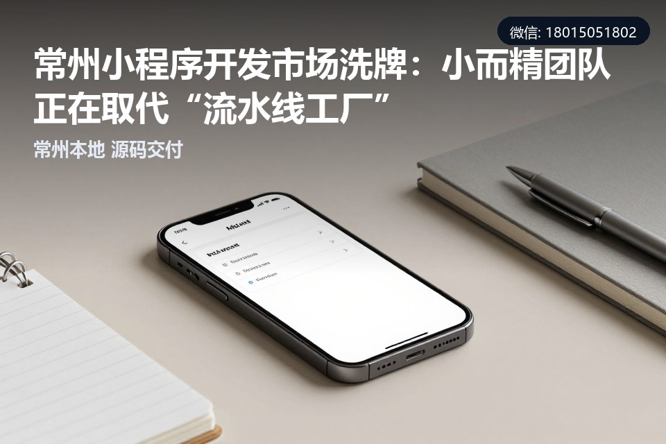 常州,小程序开发,定制开发,实体制造业,私域运营