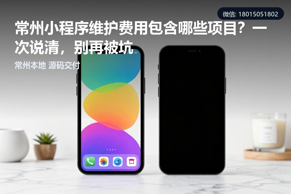 常州小程序维护费用包含哪些项目,小程序维护费用,常州小程序开发公司,小程序源码交付,小程序维护服务商