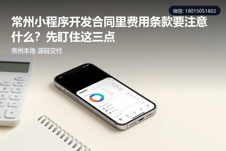 常州小程序开发合同,小程序费用条款,小程序开发收费,常州小程序公司,小程序合同注意事项