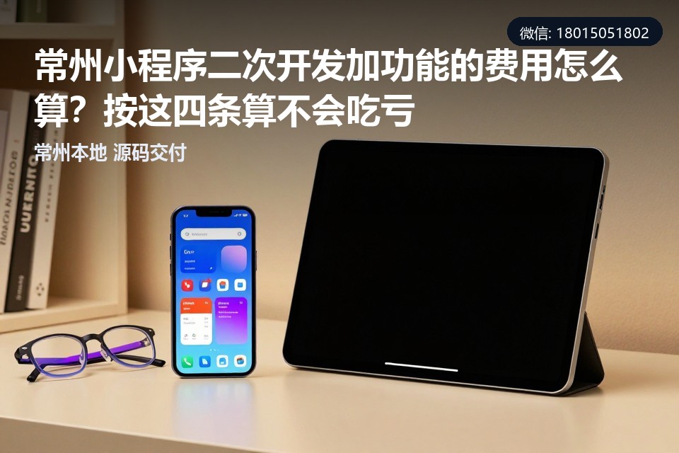 常州小程序二次开发加功能的费用怎么算,小程序加功能报价,常州小程序开发公司,小程序源码交付,常州本地小程序定制
