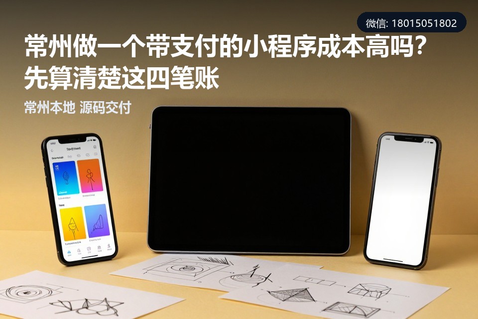 带支付小程序,微信支付接入,小程序开发成本,常州小程序定制,软件开发公司