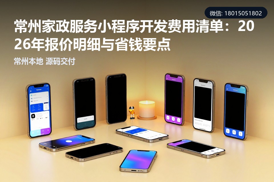 常州家政服务小程序开发费用清单,常州家政小程序开发,常州小程序定制开发,家政小程序报价,常州软件开发公司