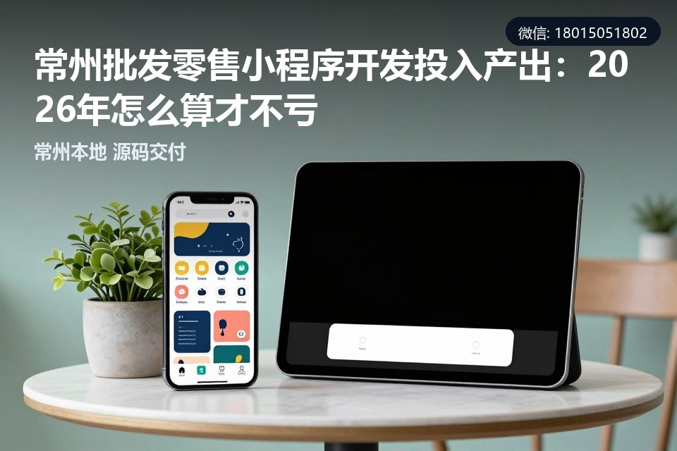 常州批发零售小程序开发投入产出,常州小程序定制开发,小程序开发公司,本地小程序开发,批发零售小程序