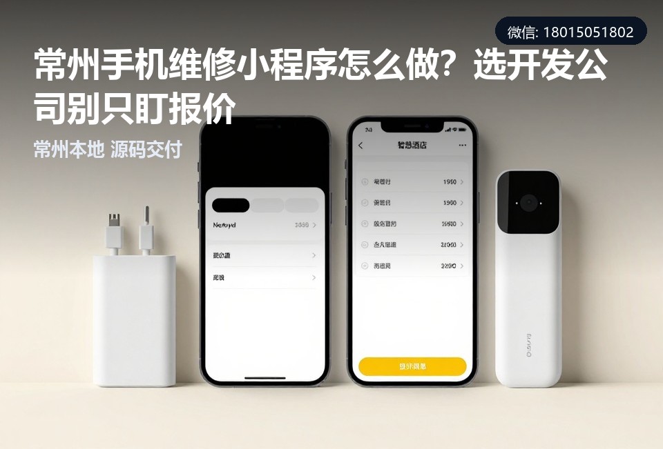 常州手机维修小程序,常州小程序开发,手机维修店小程序,本地软件开发公司,常州飞傲软件科技有限公司