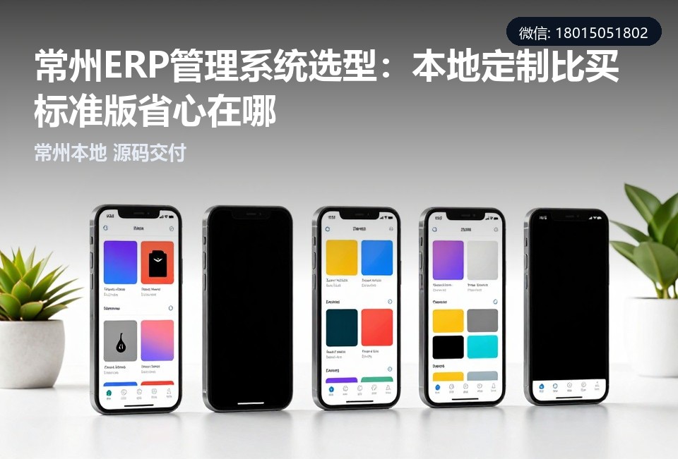 常州ERP管理系统,小程序开发,企业管理系统定制,常州软件公司,ERP选型