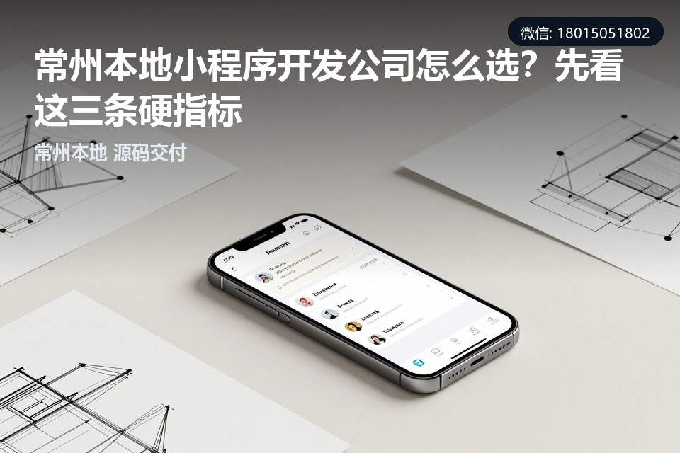 小程序开发,常州,本地服务,源码交付,合同明细