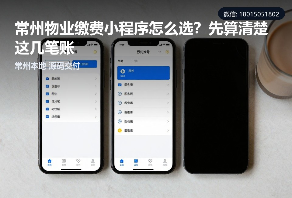 常州物业缴费小程序,常州小程序开发,物业缴费系统,常州本地小程序定制