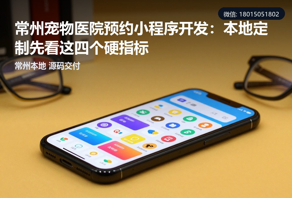 常州宠物医院预约小程序,常州小程序定制开发,宠物医院预约系统,本地小程序开发