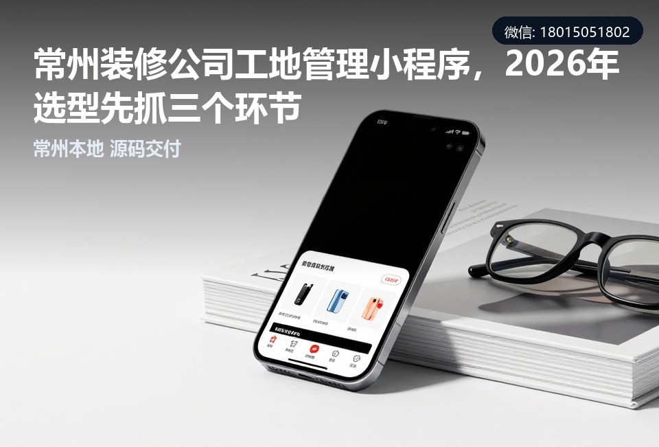 常州装修公司工地管理小程序,常州小程序定制开发,装修工地管理系统,常州本地软件开发公司