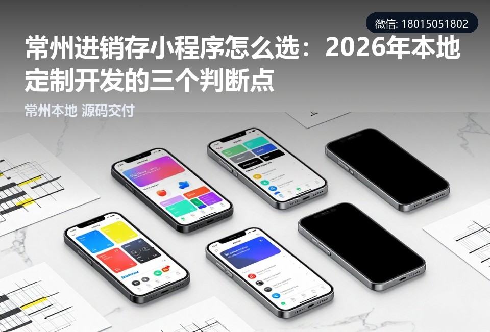 常州进销存小程序,小程序定制开发,常州小程序开发,进销存系统,常州软件开发
