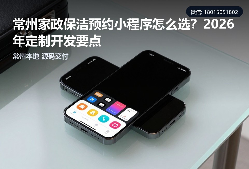 常州家政保洁预约小程序,常州小程序定制开发,家政保洁小程序,常州软件开发公司