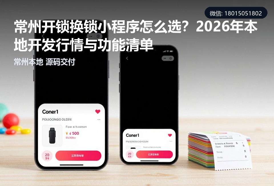 常州开锁换锁小程序,常州小程序定制开发,开锁换锁小程序开发,常州本地软件开发,小程序源码交付