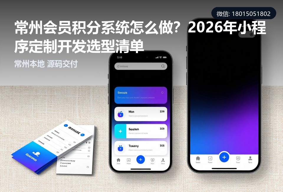 常州会员积分系统,小程序定制开发,常州小程序开发,会员积分系统,常州软件公司