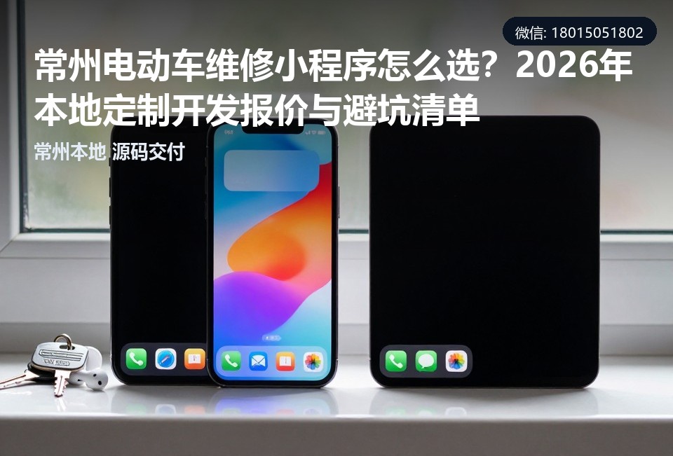 常州电动车维修小程序,常州小程序定制开发,电动车维修小程序开发,常州本地小程序,维修门店小程序