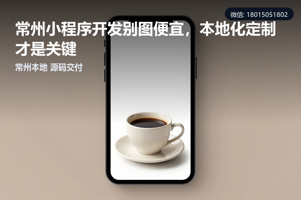 常州小程序开发,本地化定制,模板小程序,商家服务,数据资产