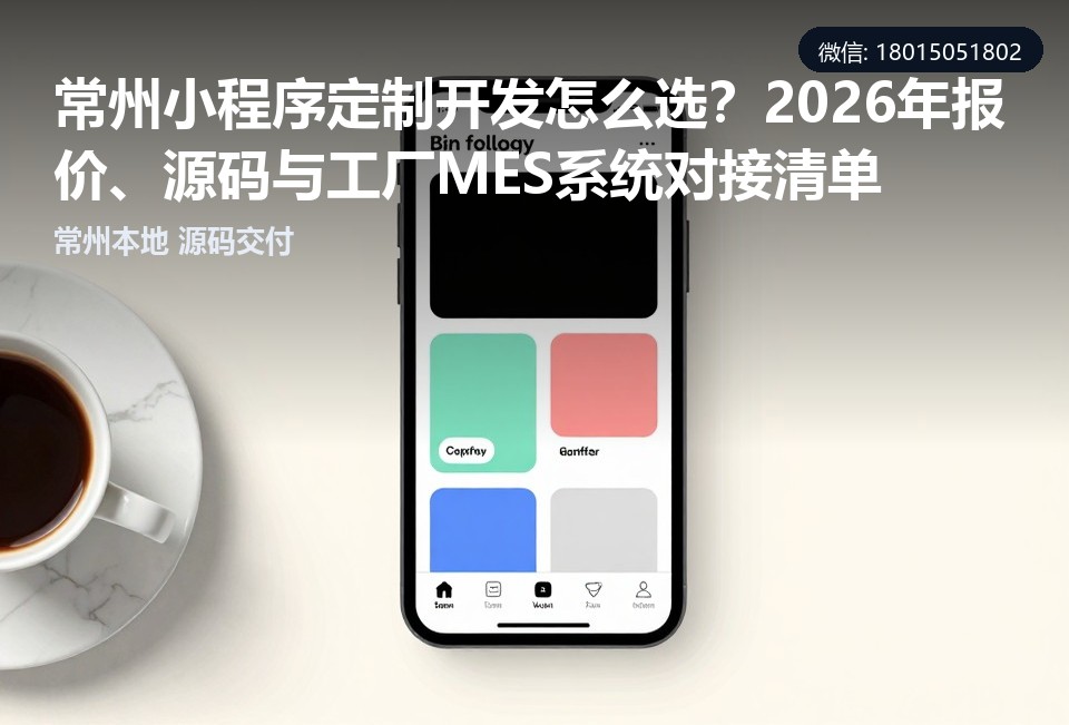 常州小程序定制开发,常州工厂MES系统,常州小程序开发公司,常州本地软件开发,小程序源码交付