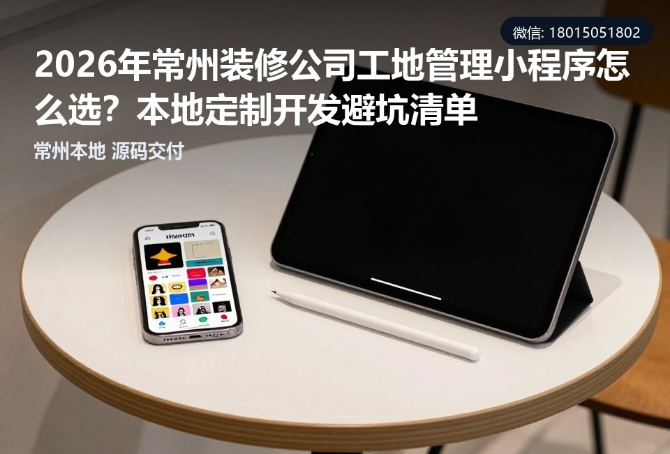 常州装修公司工地管理小程序,常州小程序定制开发,装修工地管理软件,常州软件公司,小程序源码交付