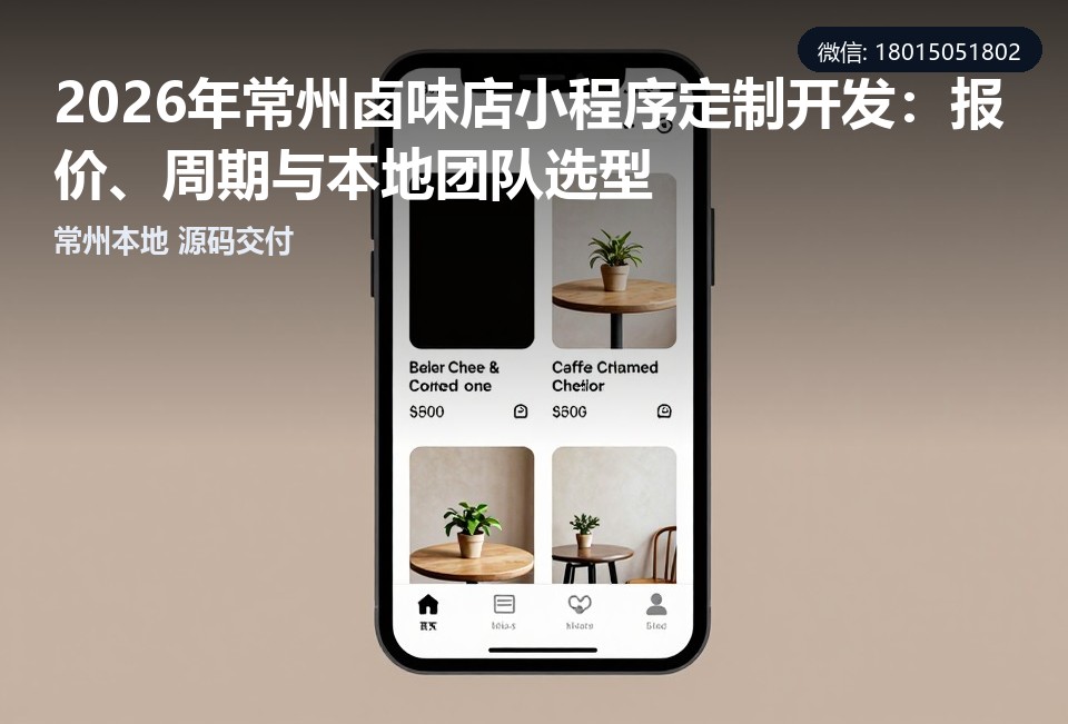 常州卤味店小程序,常州小程序定制开发,卤味店小程序报价,常州本地软件开发,小程序源码交付