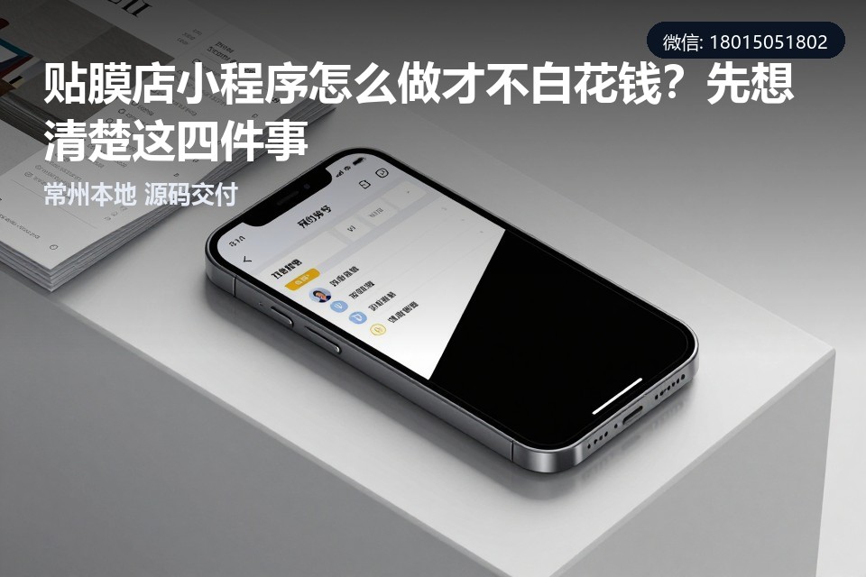 贴膜店小程序,常州,定制开发,会员储值,碎屏险记录