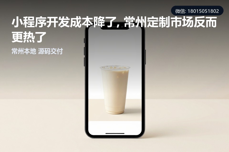 常州,小程序开发,定制开发,模板套件,2026